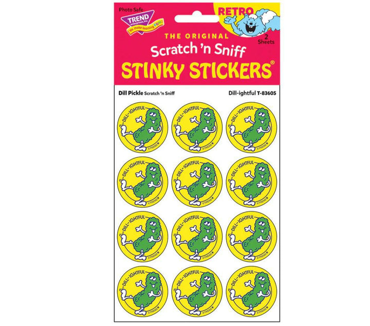 Retro Scratch & Sniff Stickers | Dill Pickle