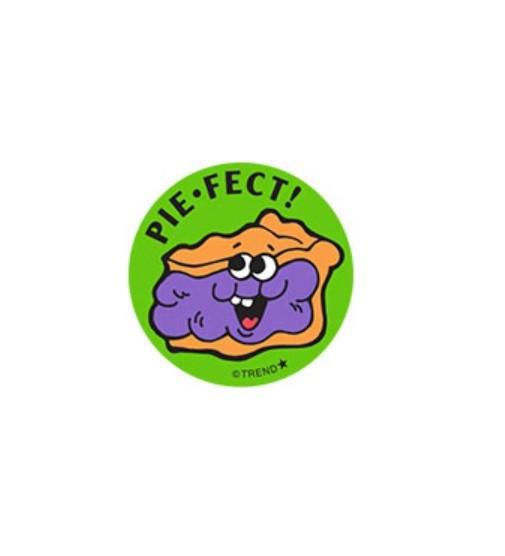 Retro Scratch & Sniff Stickers | Fruit Pie