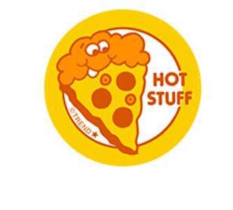 Retro Scratch & Sniff Stickers | Hot Stuff, Pizza