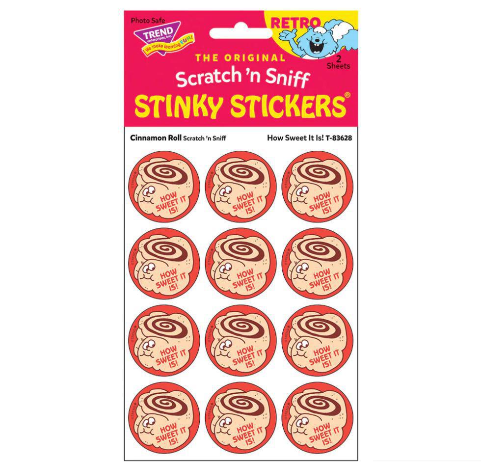 Retro Scratch & Sniff Stickers | How Sweet It Is!, Cinnamon Roll