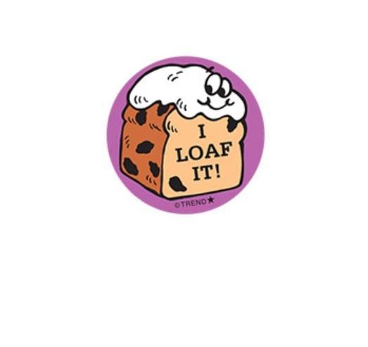 Retro Scratch & Sniff Stickers | I Loaf It! Raisin Bread Retro Scratch & Sniff Stickers | I Loaf It! Raisin Bread