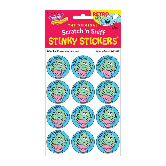 Retro Scratch & Sniff Stickers | Minty Good!