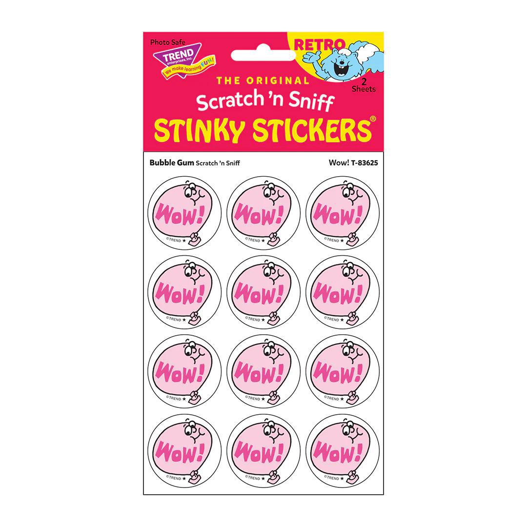 Retro Scratch & Sniff Stickers | Wow! Bubble Gum