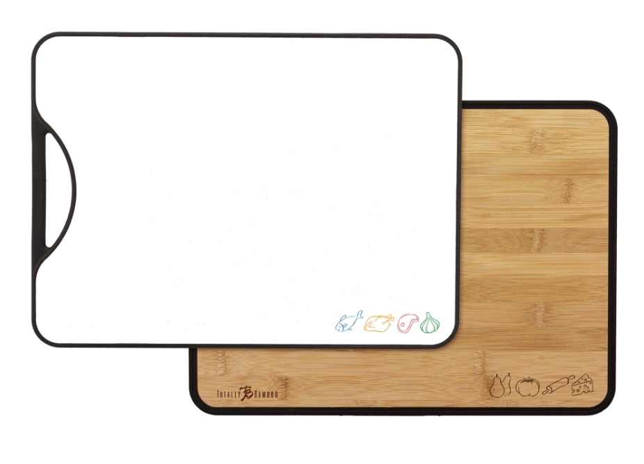 Reversible Bamboo & Poly Cutting Board Reversible Bamboo & Poly Cutting Board