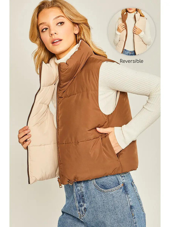 Reversible Puffer Vest