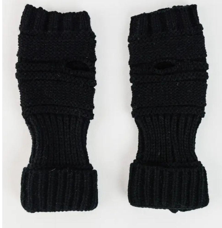 Ribbed Knit Hand Warmer Ribbed Knit Hand Warmer