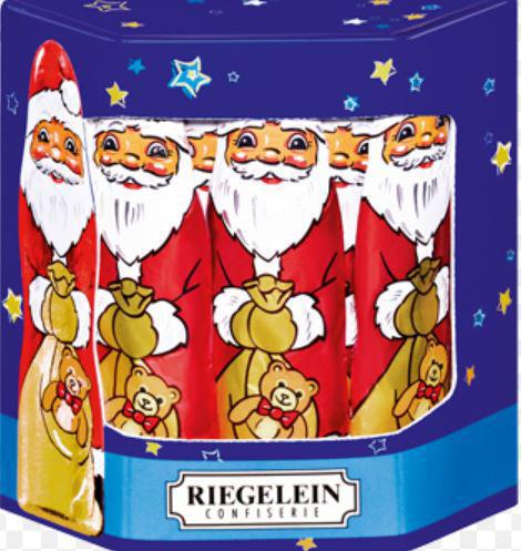 Riegelein Chocolate Santa 10 Pack