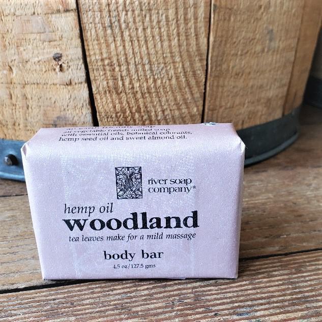 River Soap Company French Milled Soap | Hemp Oil Woodland River Soap Company French Milled Soap | Hemp Oil Woodland