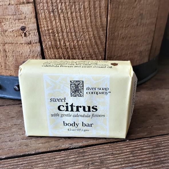 River Soap Company French Milled Soap | Sweet Citrus River Soap Company French Milled Soap | Sweet Citrus