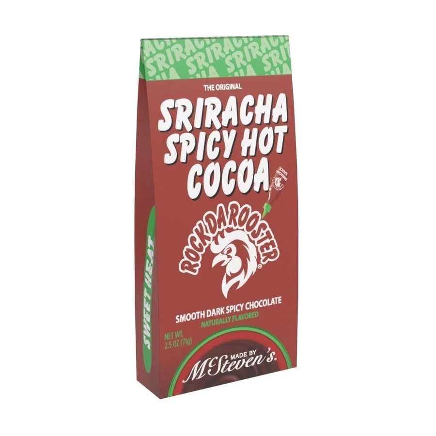 Rock da Rooster™ Sriracha Spicy Dark Chocolate Hot Cocoa (2.5oz Tent Box) Rock da Rooster™ Sriracha Spicy Dark Chocolate Hot Cocoa (2.5oz Tent Box)
