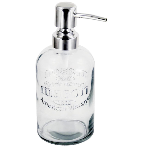 Mason Soap Dispenser Round