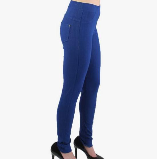 Denim Leggings Royal Blue