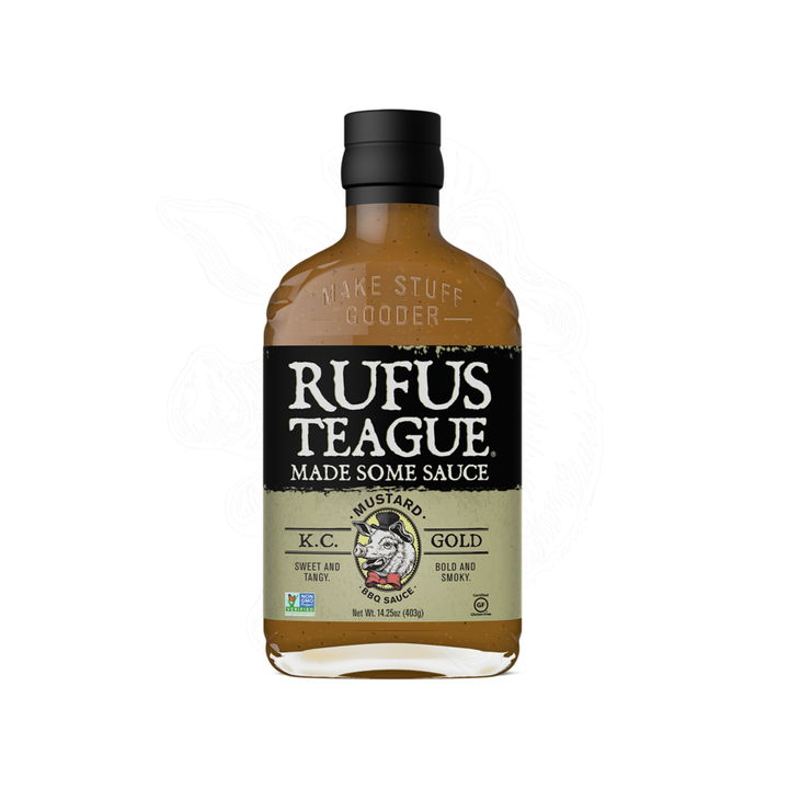 Rufus Teague BBQ Sauce | KC Gold Mustard BBQ Sauce Rufus Teague BBQ Sauce | KC Gold Mustard BBQ Sauce