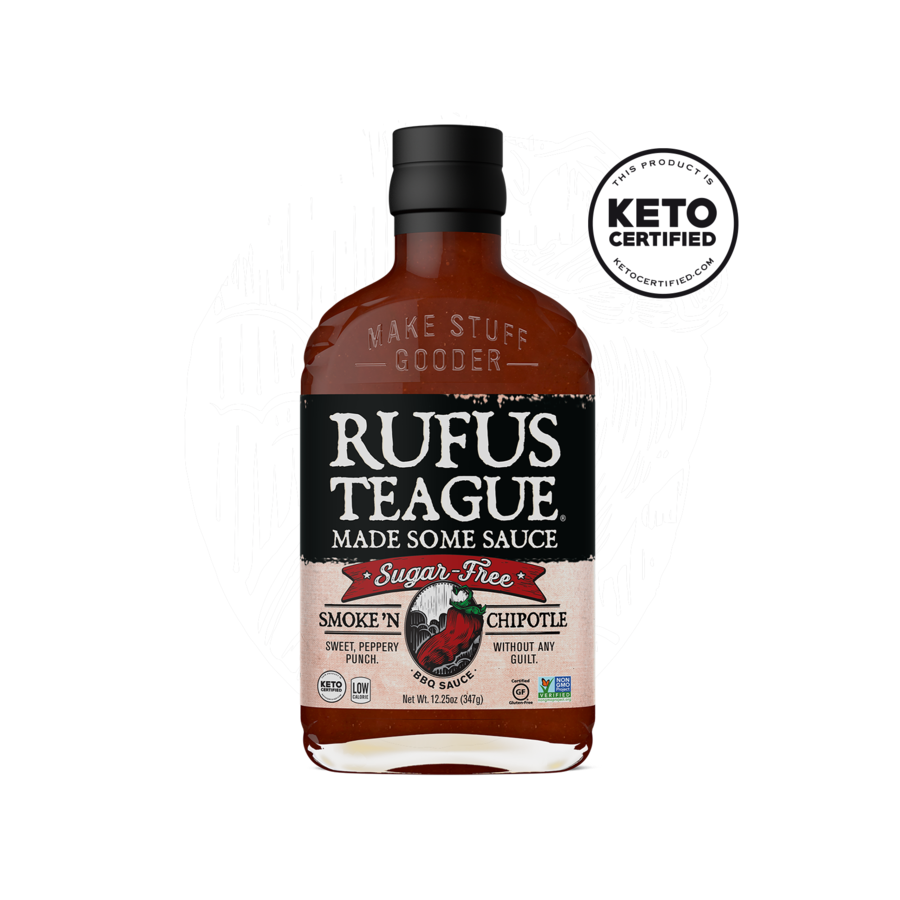 Rufus Teague BBQ Sauce | Smoke'N Chipotle |Sugar Free Rufus Teague BBQ Sauce | Smoke'N Chipotle |Sugar Free