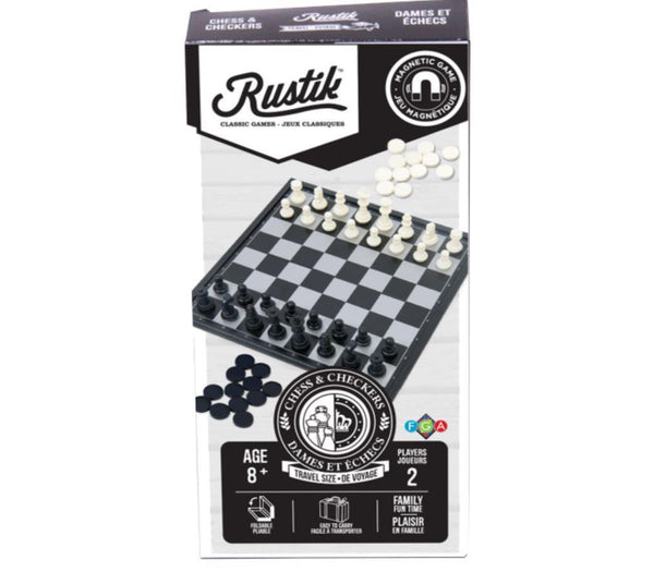 Rustik Magnetic Chess / Checkers