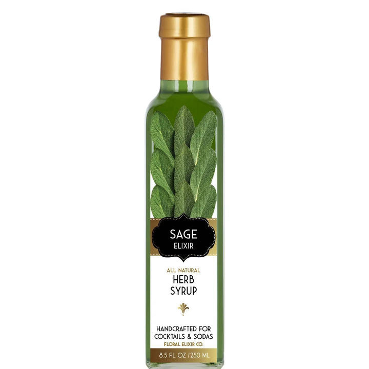 Herbal Elixir Syrups for Cocktails & Soda Sage Herbal Elixir Syrups for Cocktails & Soda