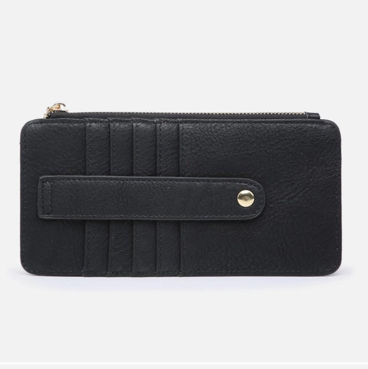 Saige Slim Card Holder Wallet | Black