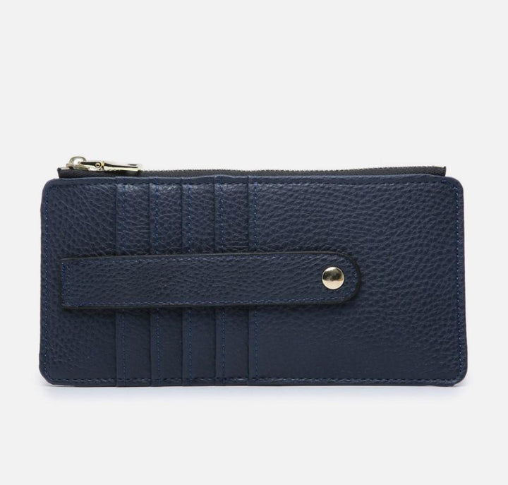 Saige Slim Card Holder Wallet | Navy