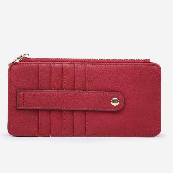 Saige Slim Card Holder Wallet | Wine