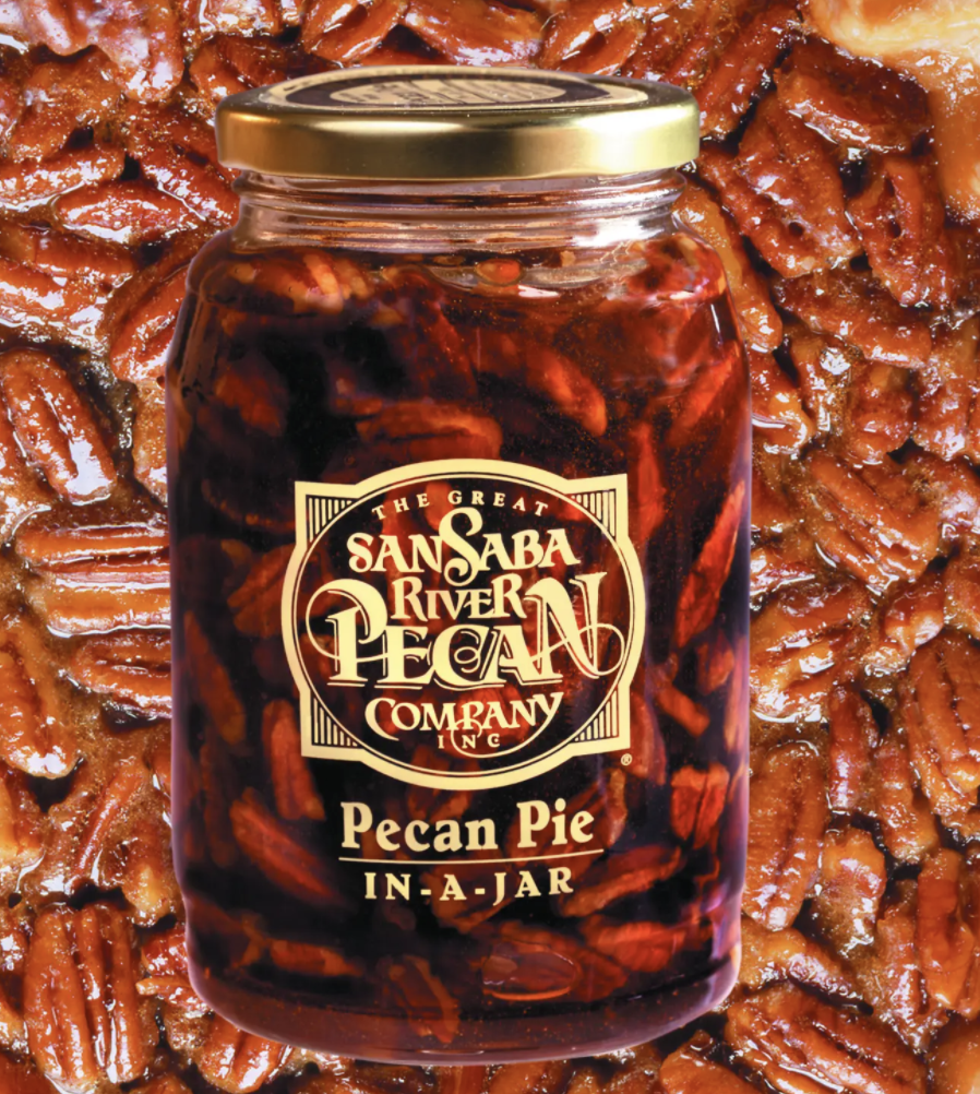San Saba River Pecan Co. Traditional Pecan Pie in a Jar
