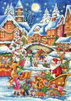 Vermont Christmas Company Traditional Advent Calendar Santa's Here Vermont Christmas Company Traditional Advent Calendar