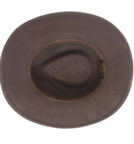 Scala San Antonio Wool Felt Outback Hat | Khaki Scala San Antonio Wool Felt Outback Hat | Khaki