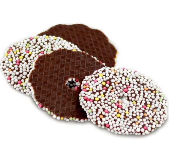 Schluckwerder Nonpareille Chocolate Rings Schluckwerder Nonpareille Chocolate Rings
