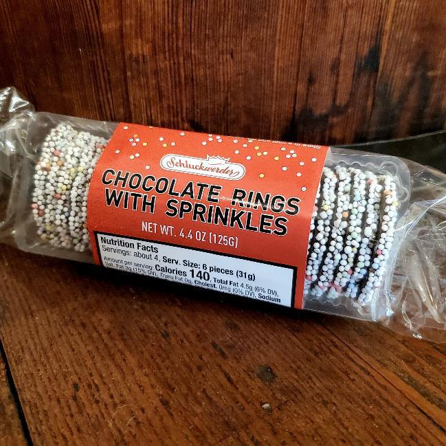 Schluckwerder Nonpareille Chocolate Rings Schluckwerder Nonpareille Chocolate Rings
