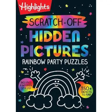 Highlights for Children Scratch-Off Hidden Pictures Rainbow Party Puzzles Highlights for Children