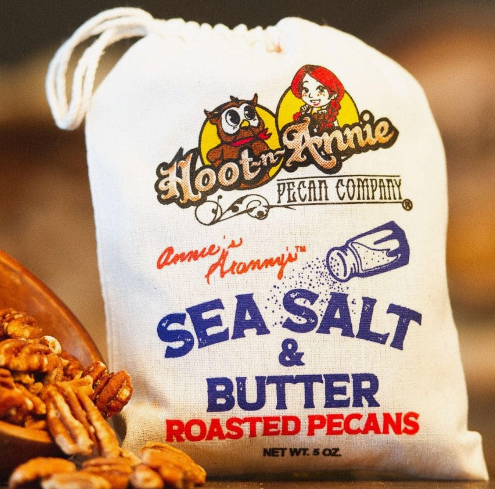Hoot-N-Annie's Roasted Pecans Sea Salt & Butter