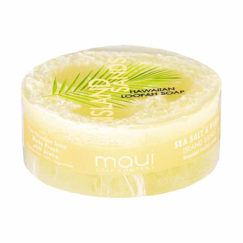Sea Salt & Kukui Oil Loofah Soap | Island Sands Sea Salt & Kukui Oil Loofah Soap | Island Sands