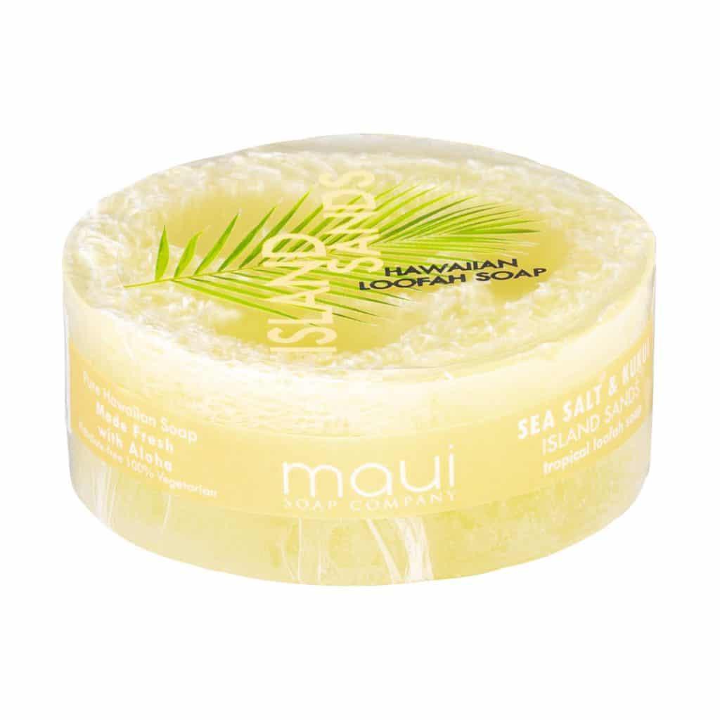 Sea Salt & Kukui Oil Loofah Soap | Island Sands Sea Salt & Kukui Oil Loofah Soap | Island Sands