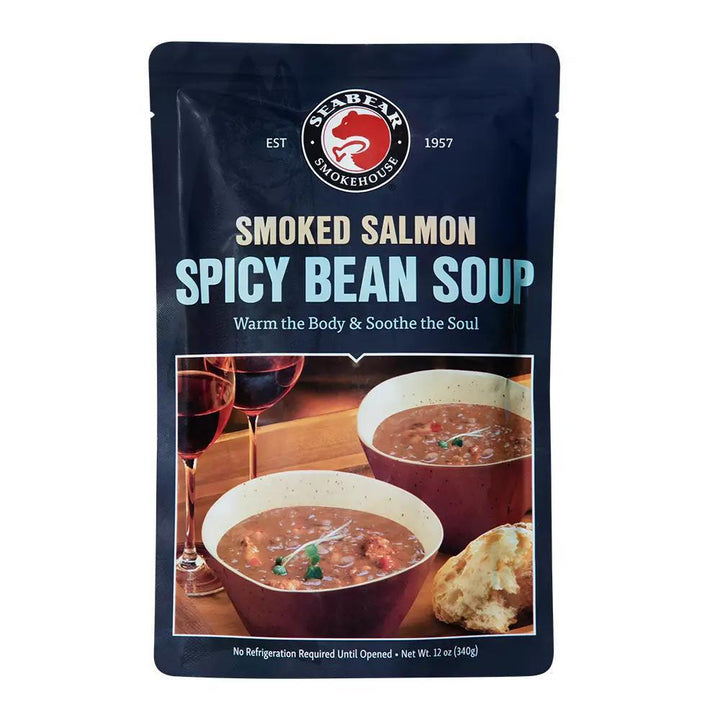 SeaBear Smokehouse Smoked Salmon Spicy White Bean Soup SeaBear Smokehouse Smoked Salmon Spicy White Bean Soup