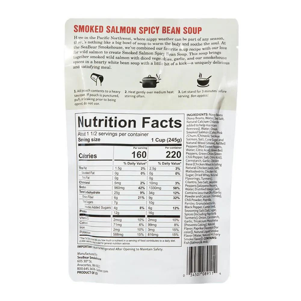 SeaBear Smokehouse Smoked Salmon Spicy White Bean Soup SeaBear Smokehouse Smoked Salmon Spicy White Bean Soup
