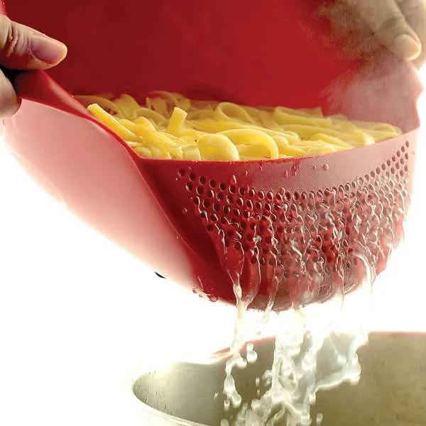 Serving Bowl with Strainer Serving Bowl with Strainer