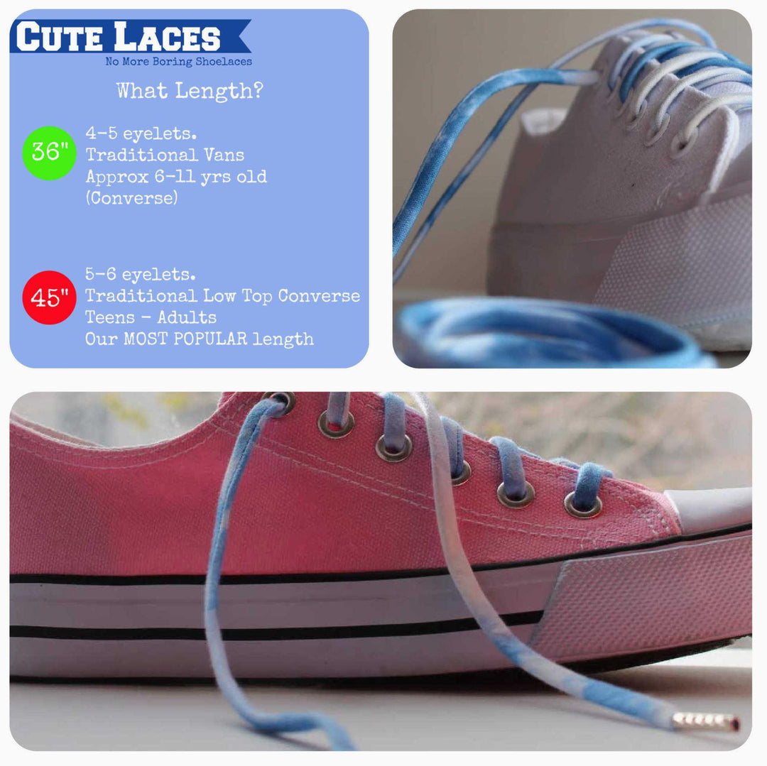 Shoelaces | Blue Ombre
