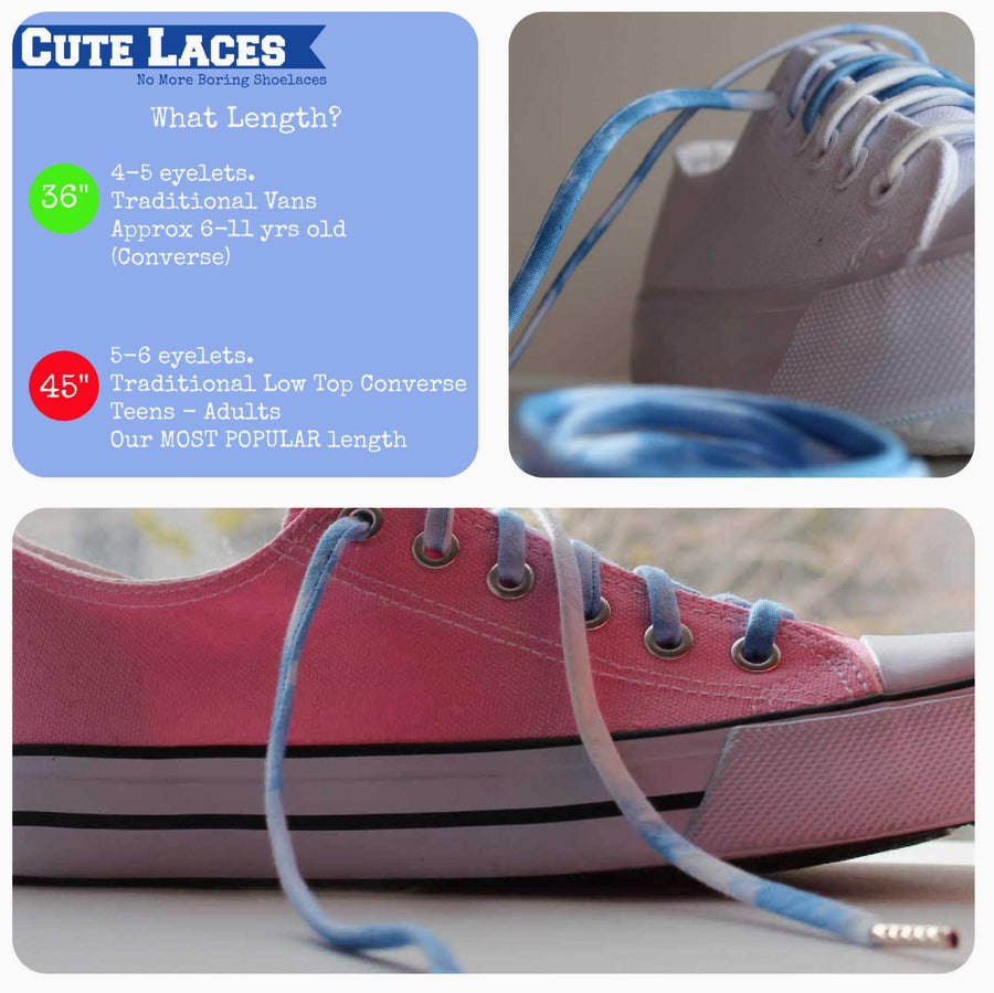 Shoelaces | Blue Ombre