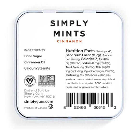 Simply Mints | Cinnamon Simply Mints | Cinnamon