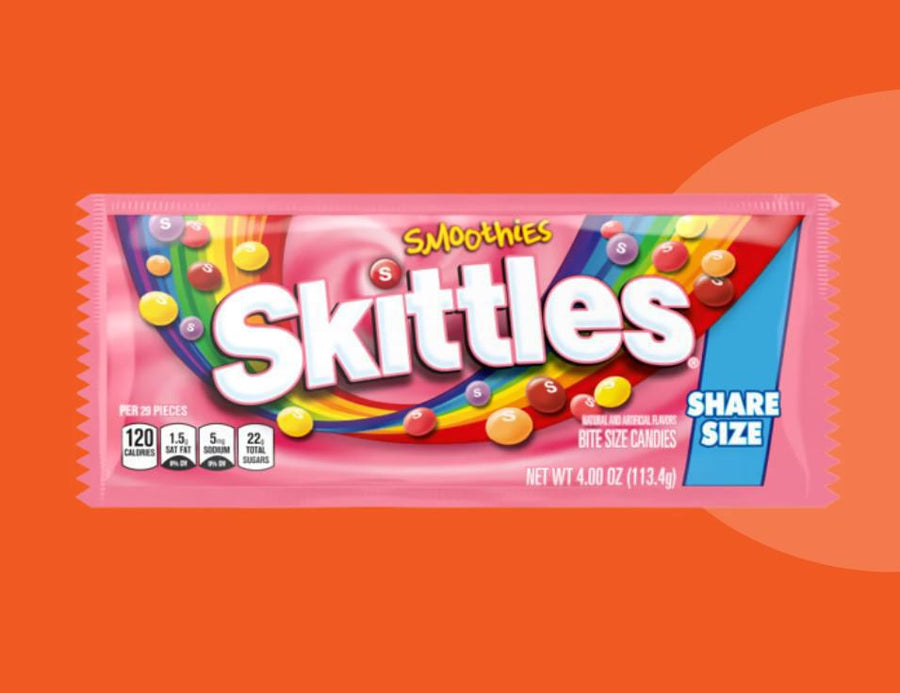 SKITTLES Smoothies Candy Share Size Bag