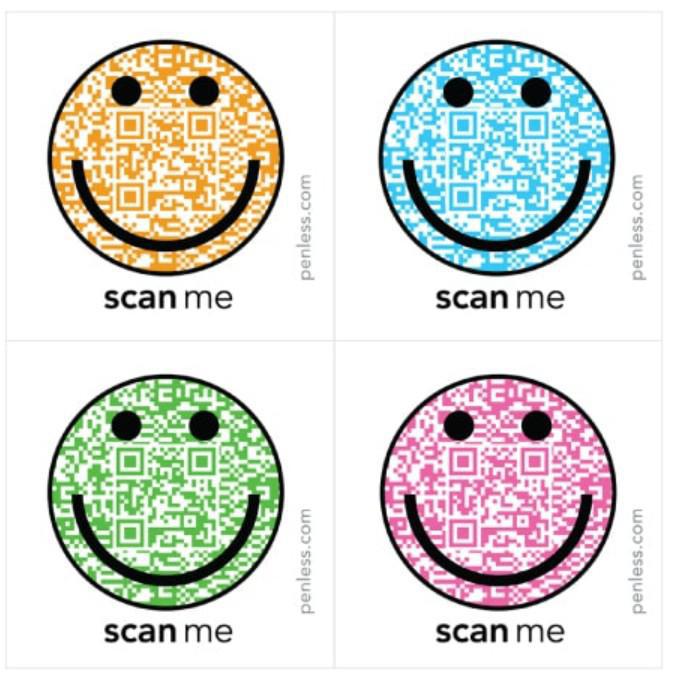Penless VideoDrops Stickers – Add Video to Anything! Smiley Face Penless VideoDrops Stickers – Add Video to Anything!