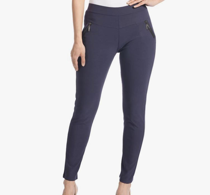 COCO + CARMEN Jasmine Zip Pocket Leggings Smoke S/M