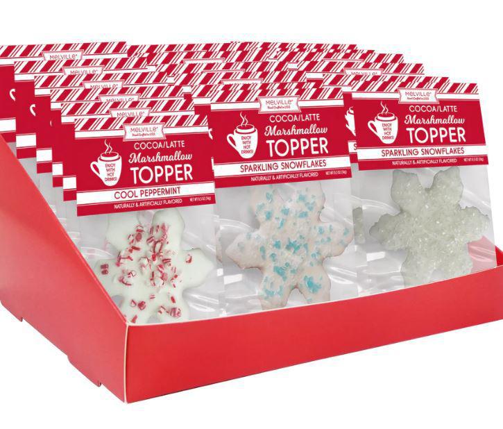 Snowflake Marshmallow Hot Chocolate Topper Snowflake Marshmallow Hot Chocolate Topper