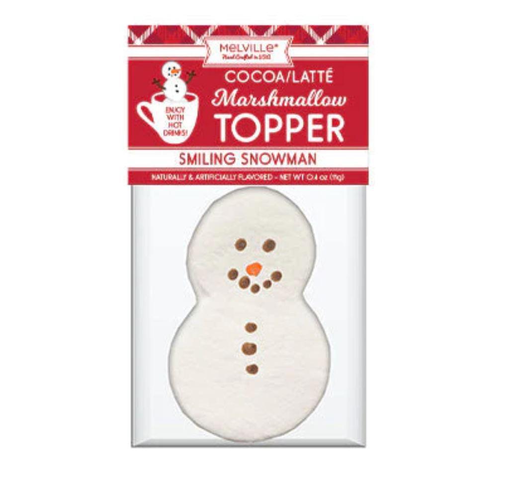 Snowman Marshmallow Hot Chocolate Topper