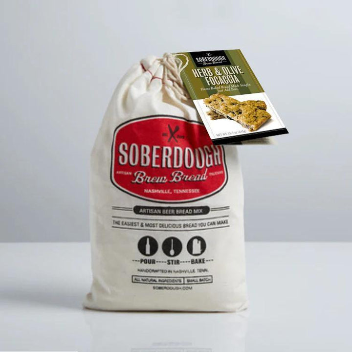 SOBERDOUGH Artisan Brew Bread Mix | Herb & Olive Focaccia SOBERDOUGH Artisan Brew Bread Mix | Herb & Olive Focaccia