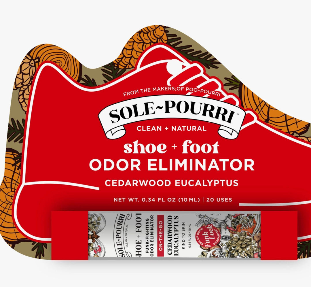 Sole-Pourri Shoe & Foot Funk-Fighting Odor Eliminator | Cedarwood Eucalyptus