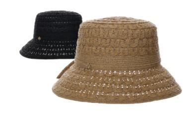 Sorina Fancy Paper Braid Bucket Hat