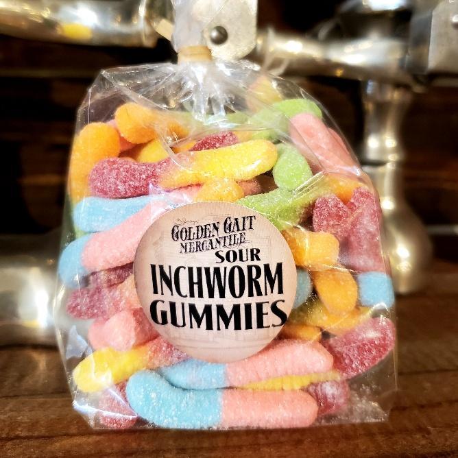 Sour Neon Inchworm Gummies Sour Neon Inchworm Gummies