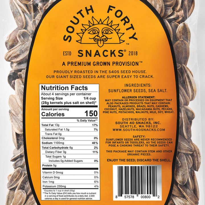 South Forty Giant Sized Sunflower Seeds South Forty Giant Sized Sunflower Seeds