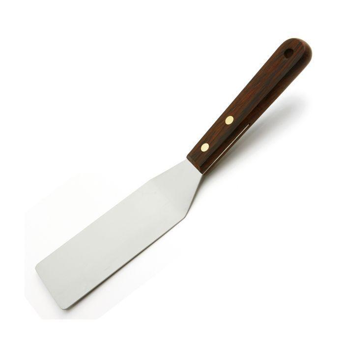 Spatula Stainless Steel with Wood Handle 10" Spatula Stainless Steel with Wood Handle 10"