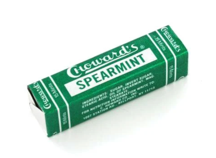 Choward's Violet Candy Mints Spearmint Choward's Violet Candy Mints